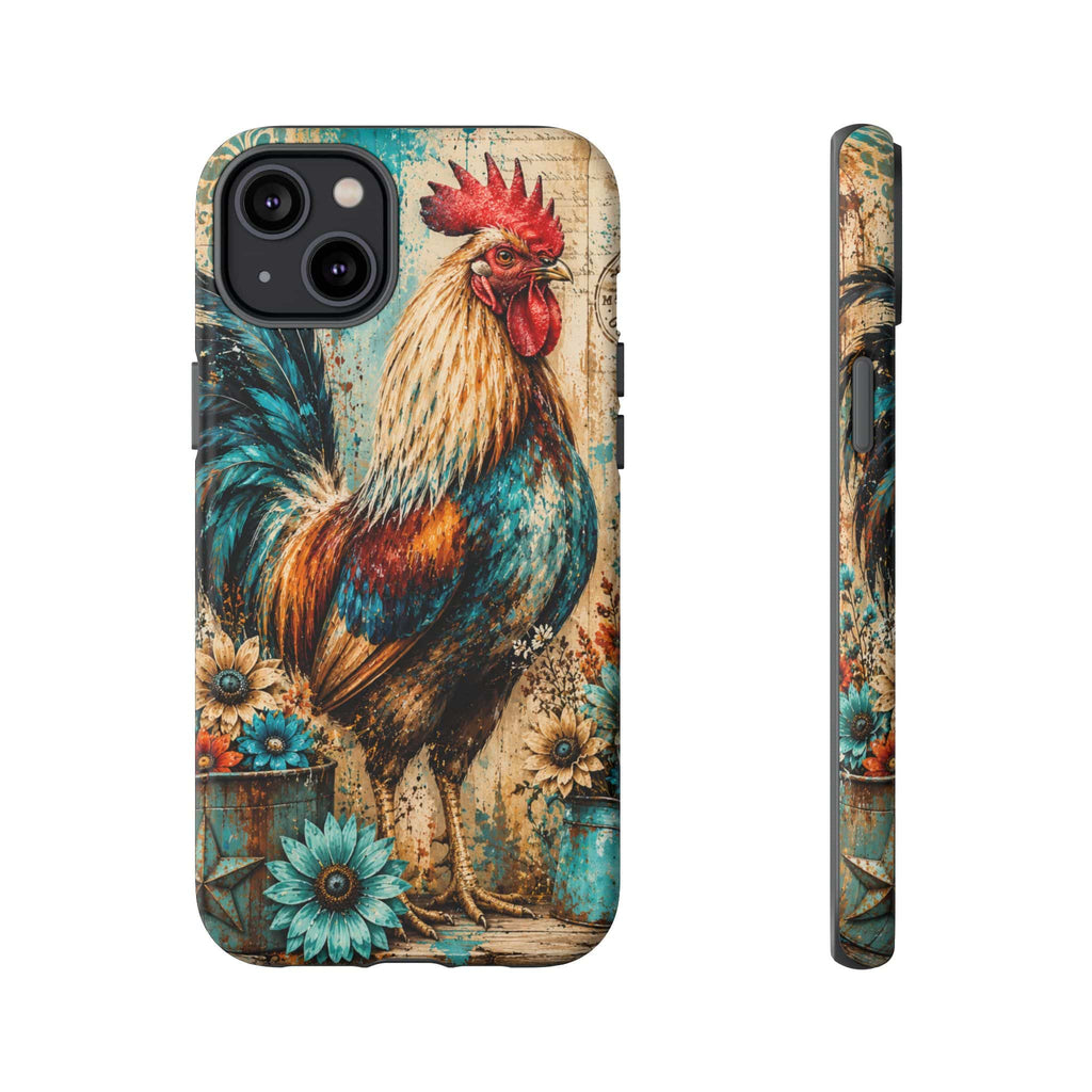 Rustic Farmhouse Rooster Phone Case