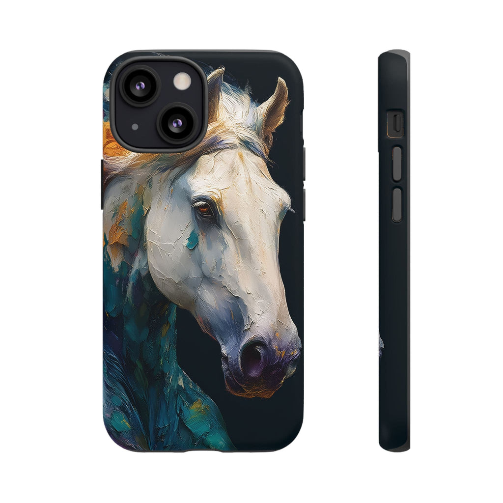 White Horse Art Phone Case