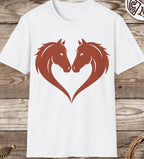 Horse Love Heart T-Shirt