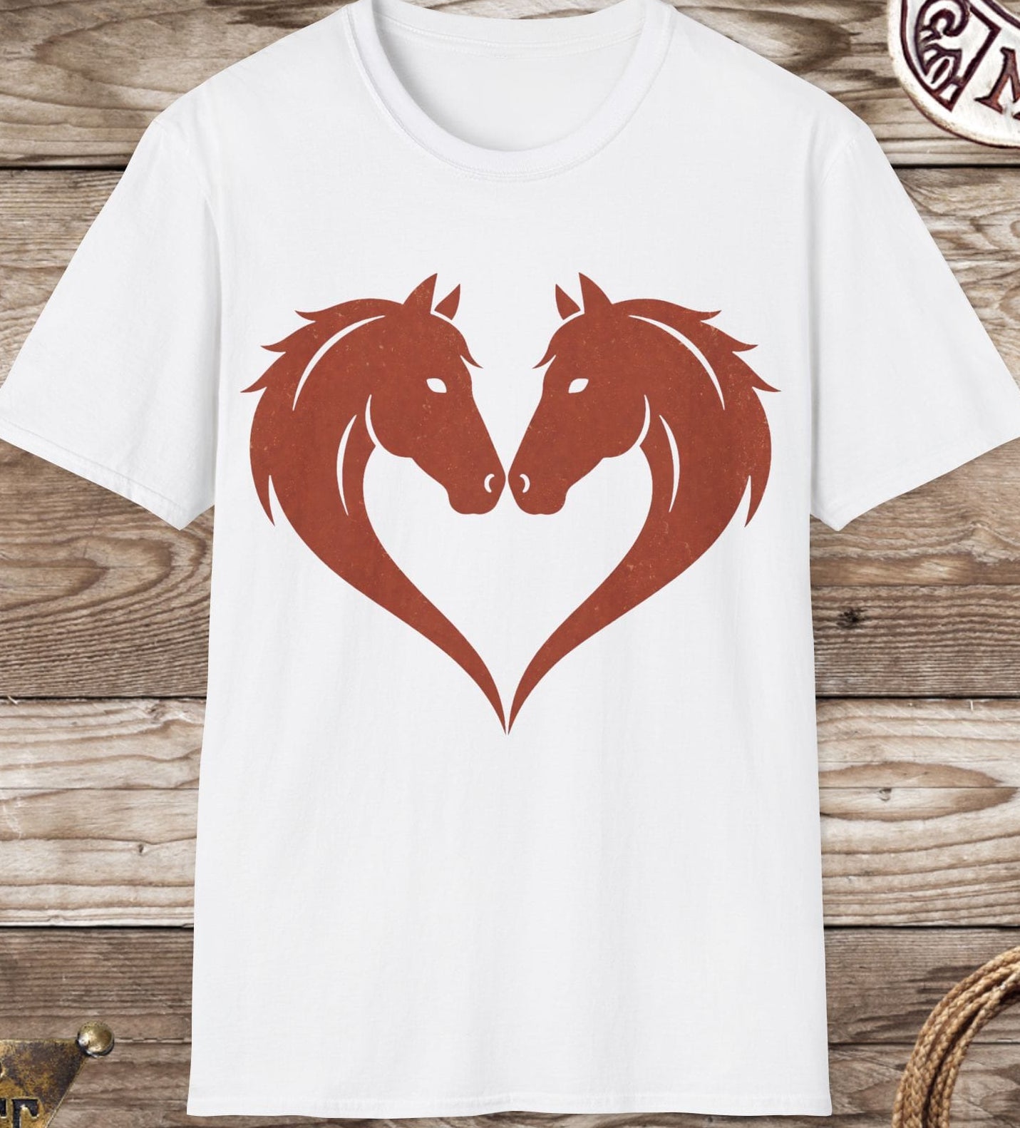 Horse Love Heart T-Shirt