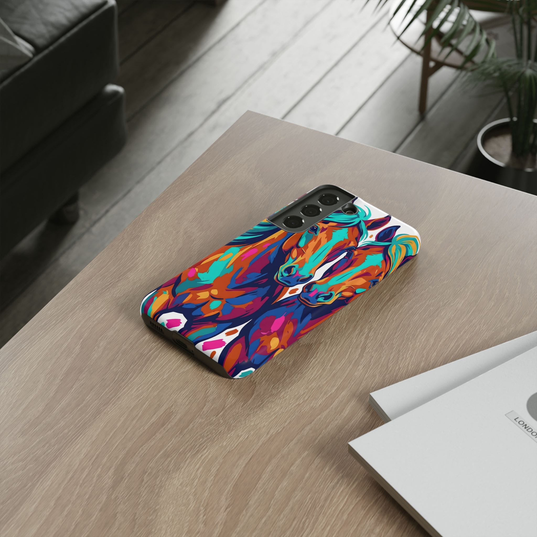 Vibrant Pop Art Equine Phone Case