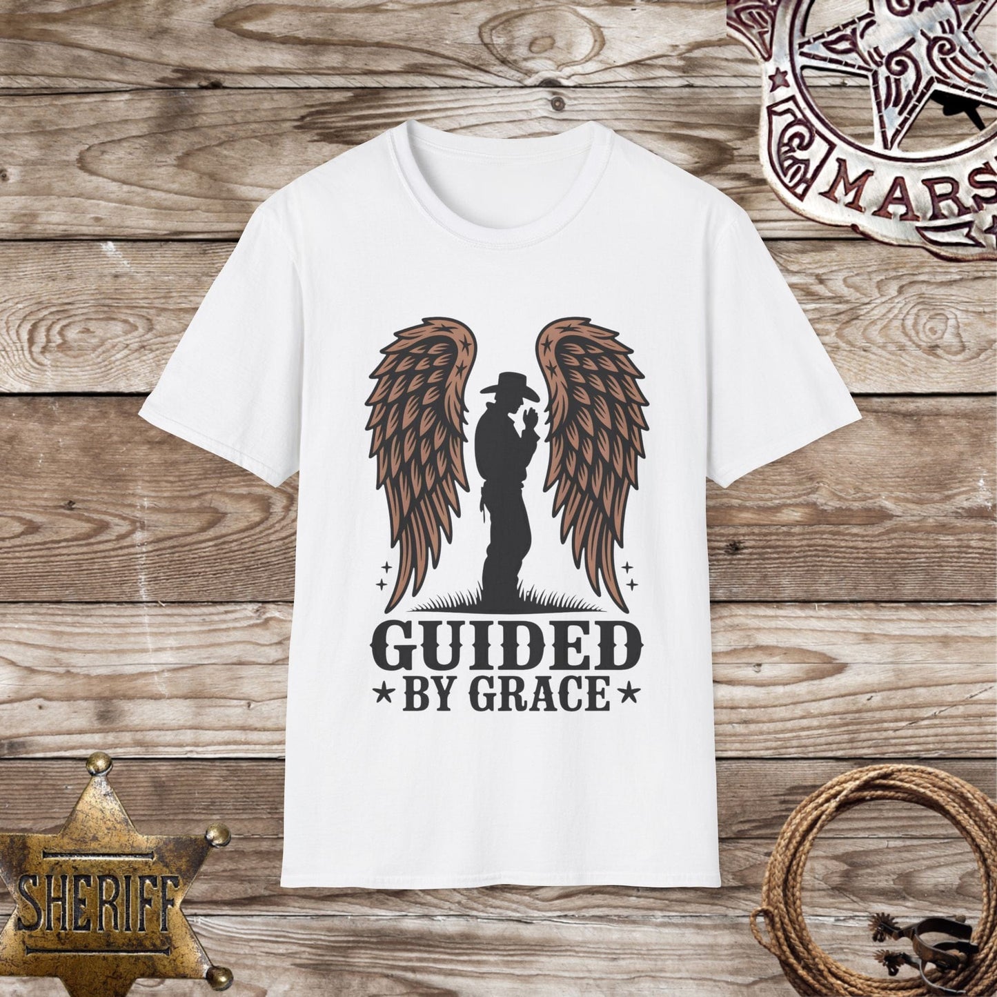 Guided by Grace Angel Wings T-Shirt