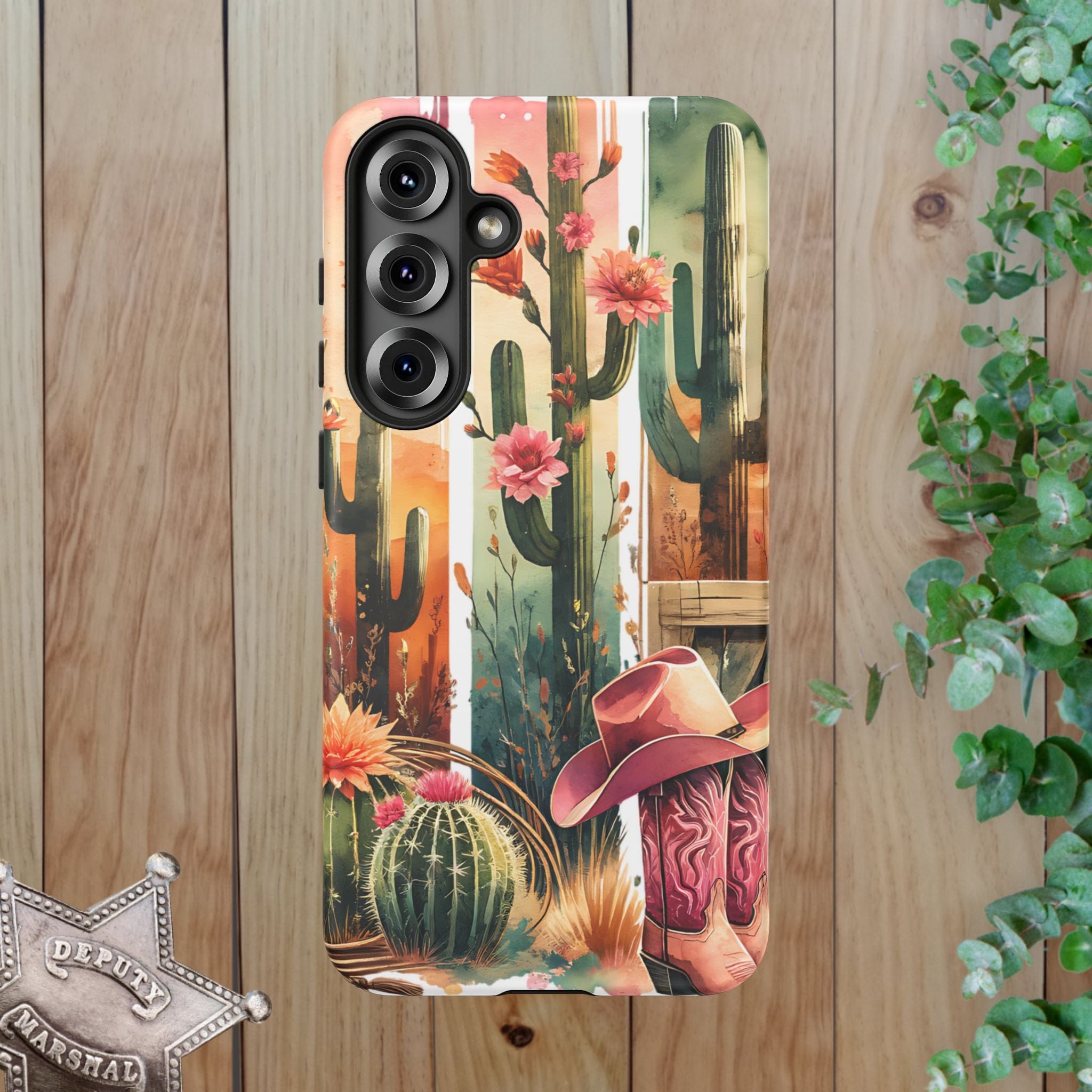 Southwestern Floral Cactus -Tough Case