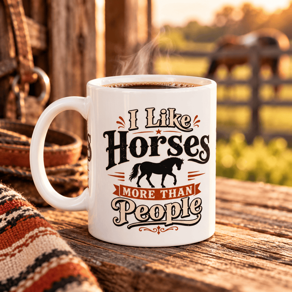 I Like Horses More Than People Mug