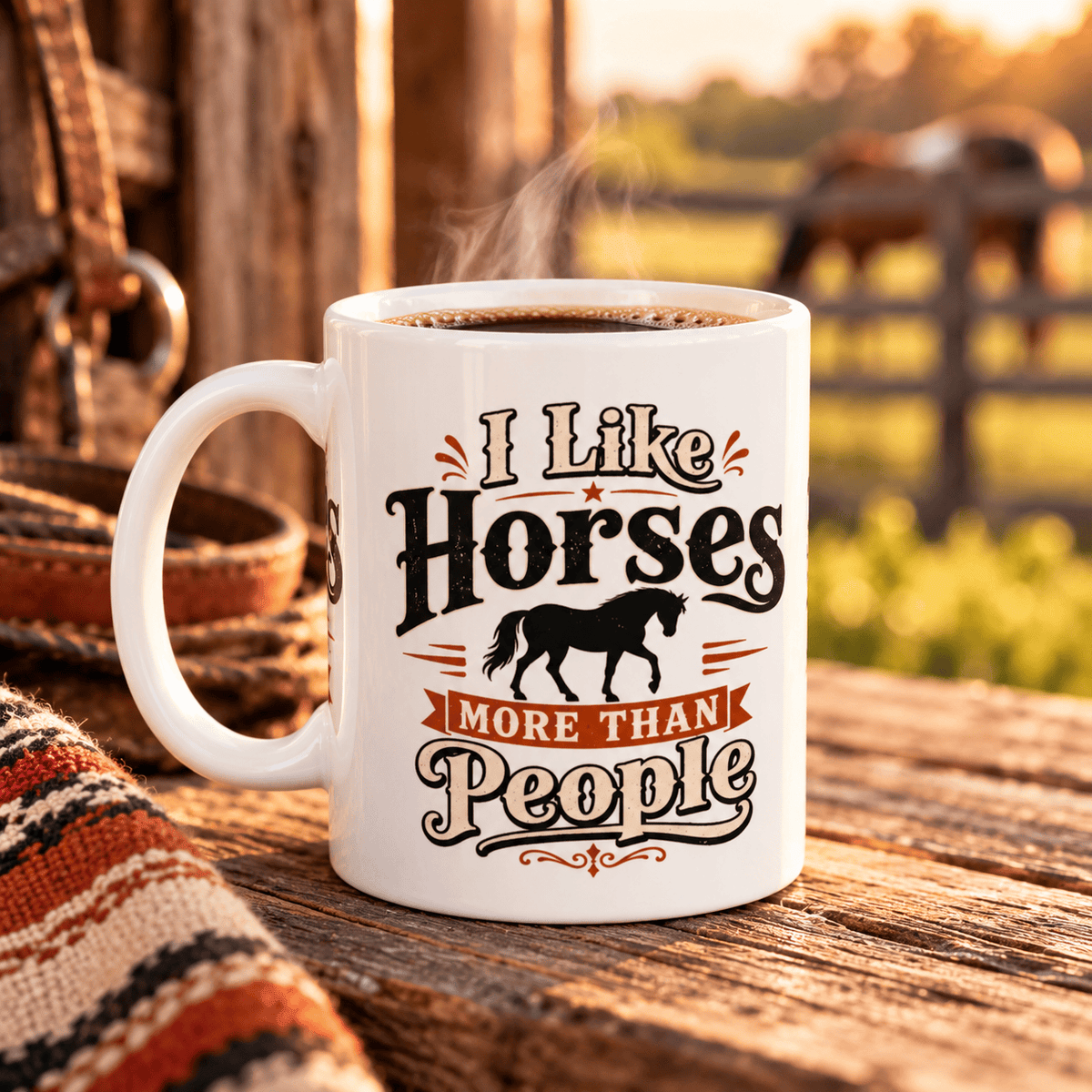 I Like Horses More Than People Mug