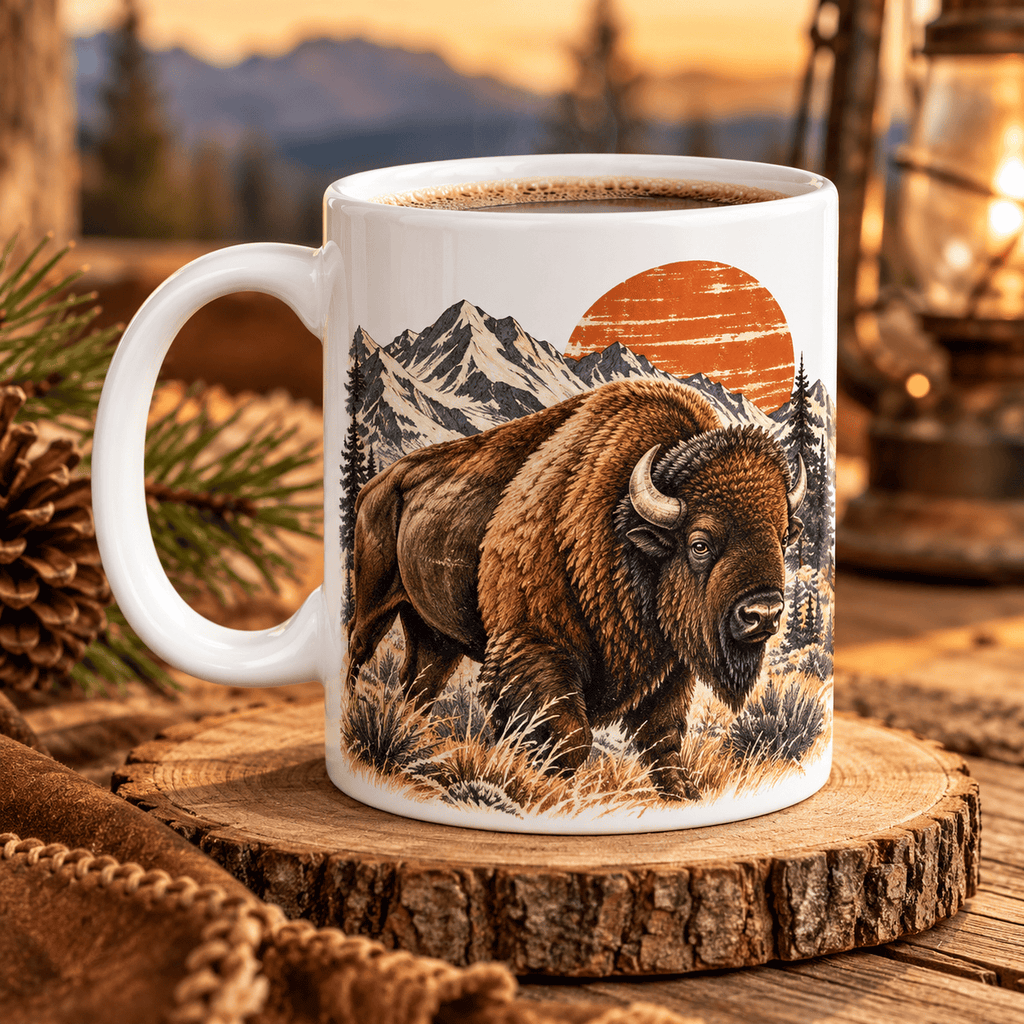 Bison Coffee Mug