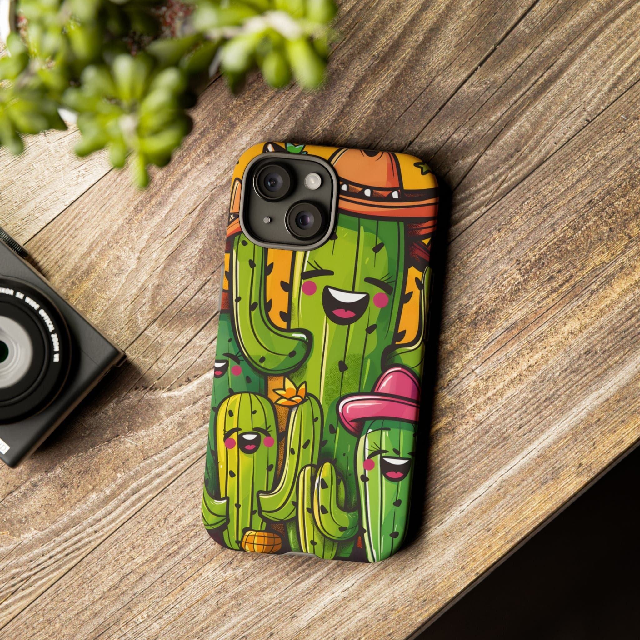 Happy Cactus Crew Phone Case