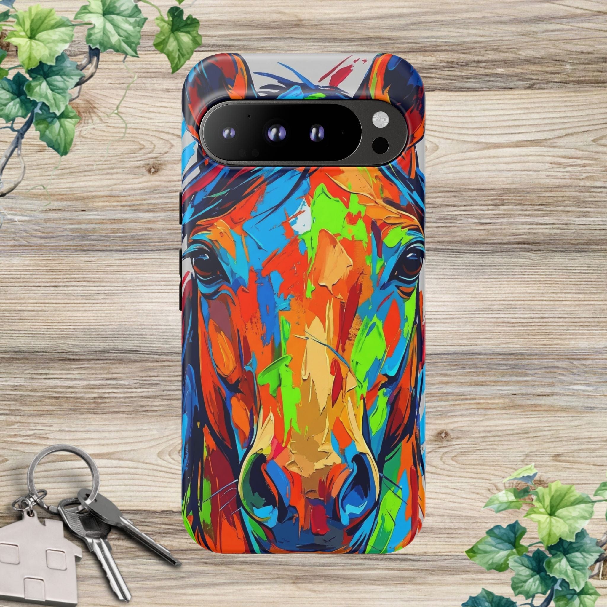 Colorful Abstract Horse Phone Case