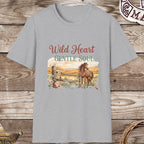 Wild Heart Gentle Soul Horse T-Shirt