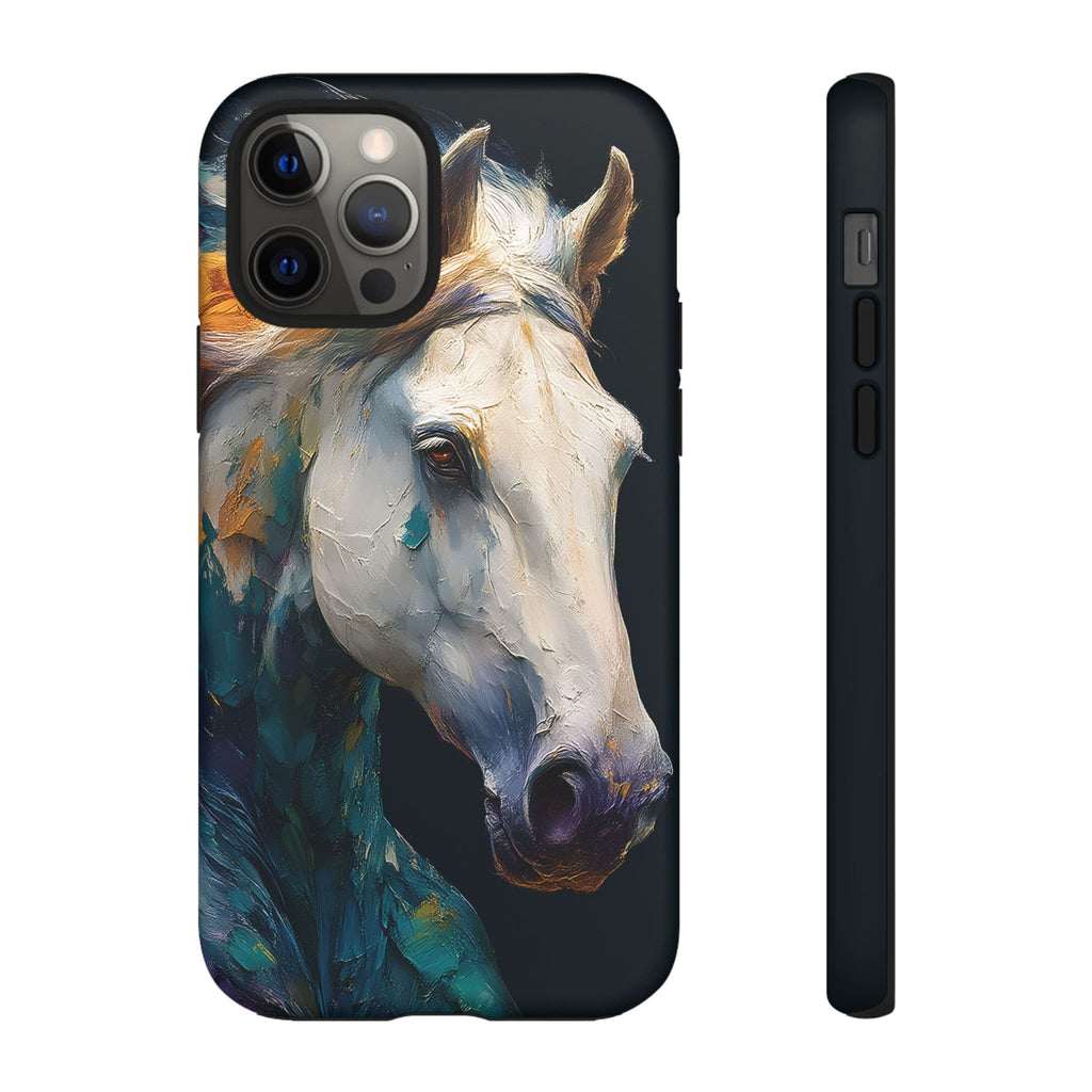 White Horse Art Phone Case