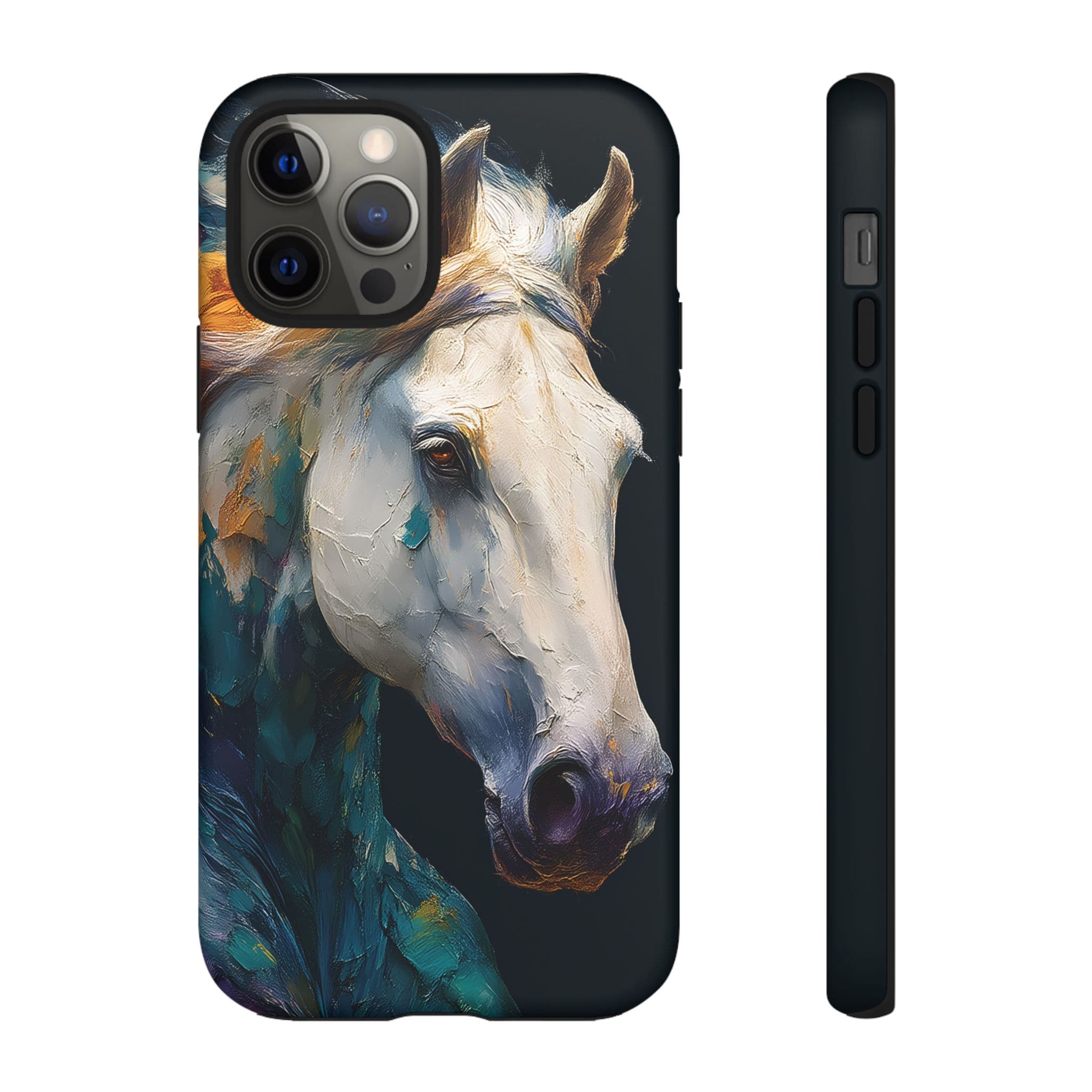 White Horse Art Phone Case