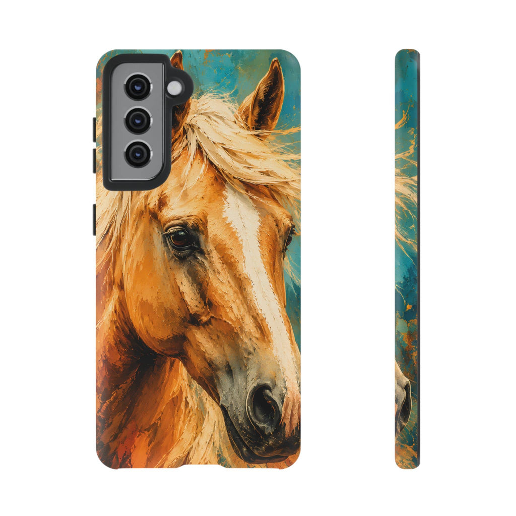 Golden Spirit Horse Phone Case