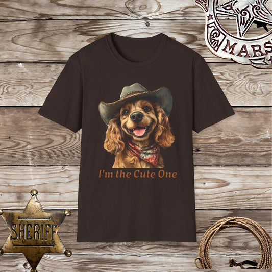 Softstyle Unisex T-Shirt: Cocker Spaniel the Cute one