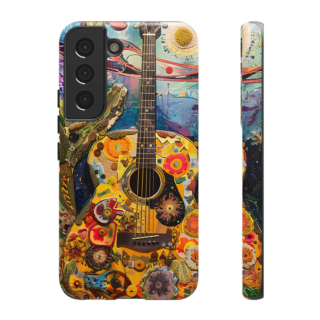 Floral Guitar- Phone Case