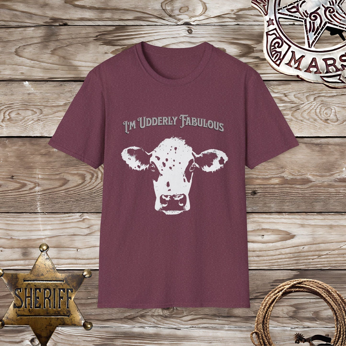 Softstyle Unisex T-Shirt - Udderly Fabulous