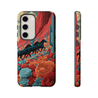 Desert Wild Horses Floral Phone Case