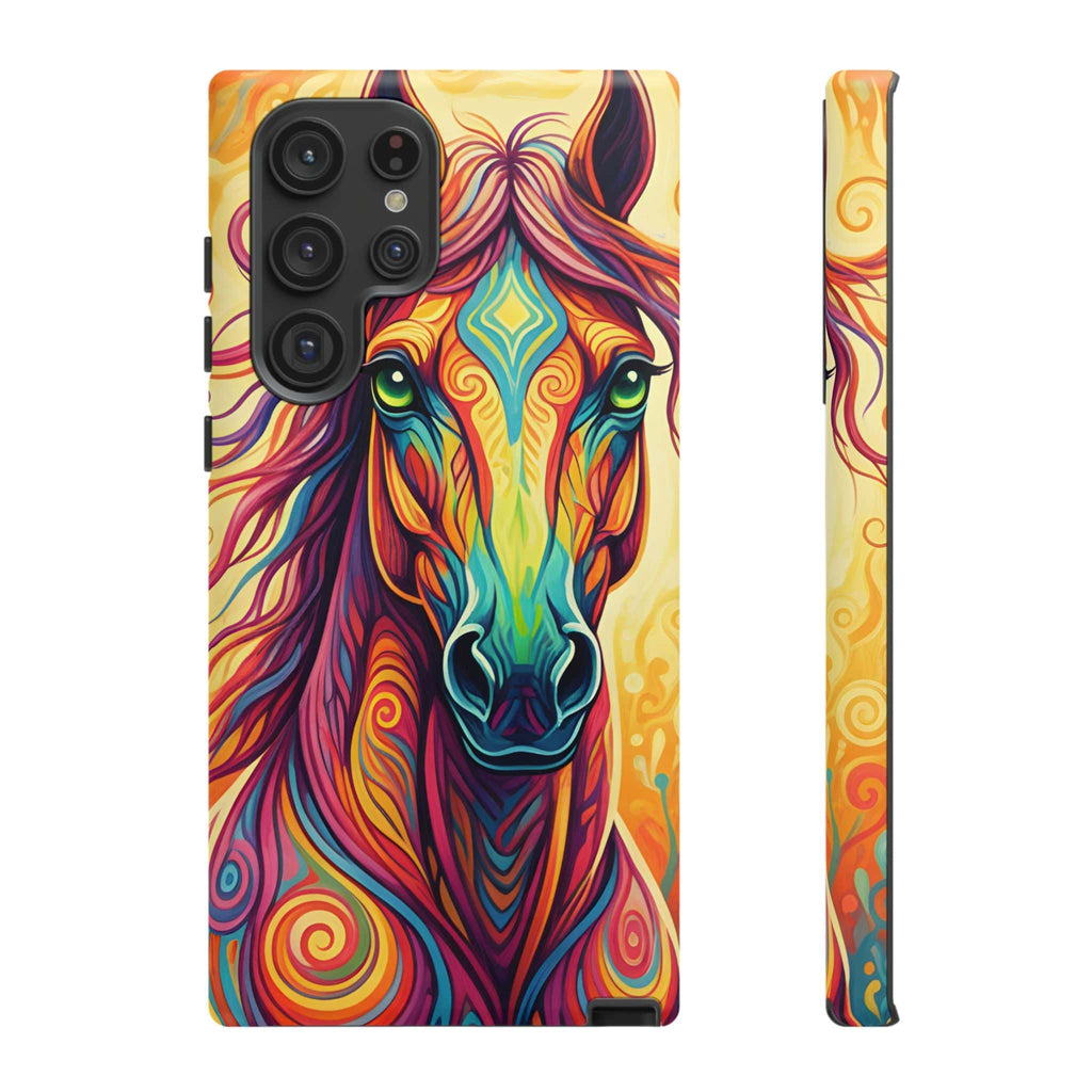 Vibrant Swirl Stallion - Phone Cover