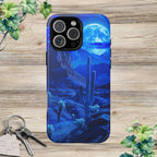 Blue Desert Moon Phone Case