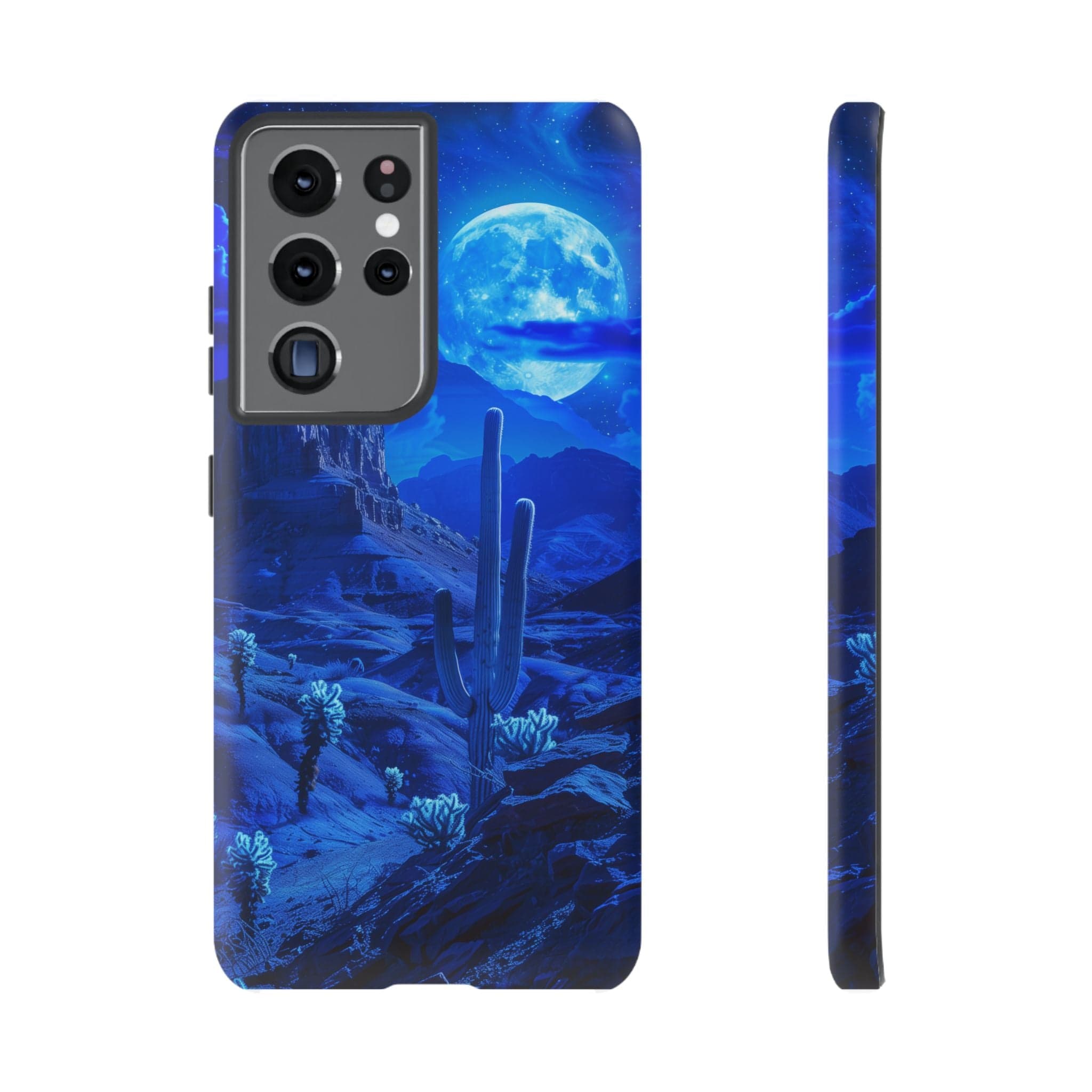 Blue Desert Moon Phone Case