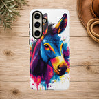 Color Splash Donkey Phone Case