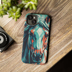 Colorful Horse Head – Turquoise