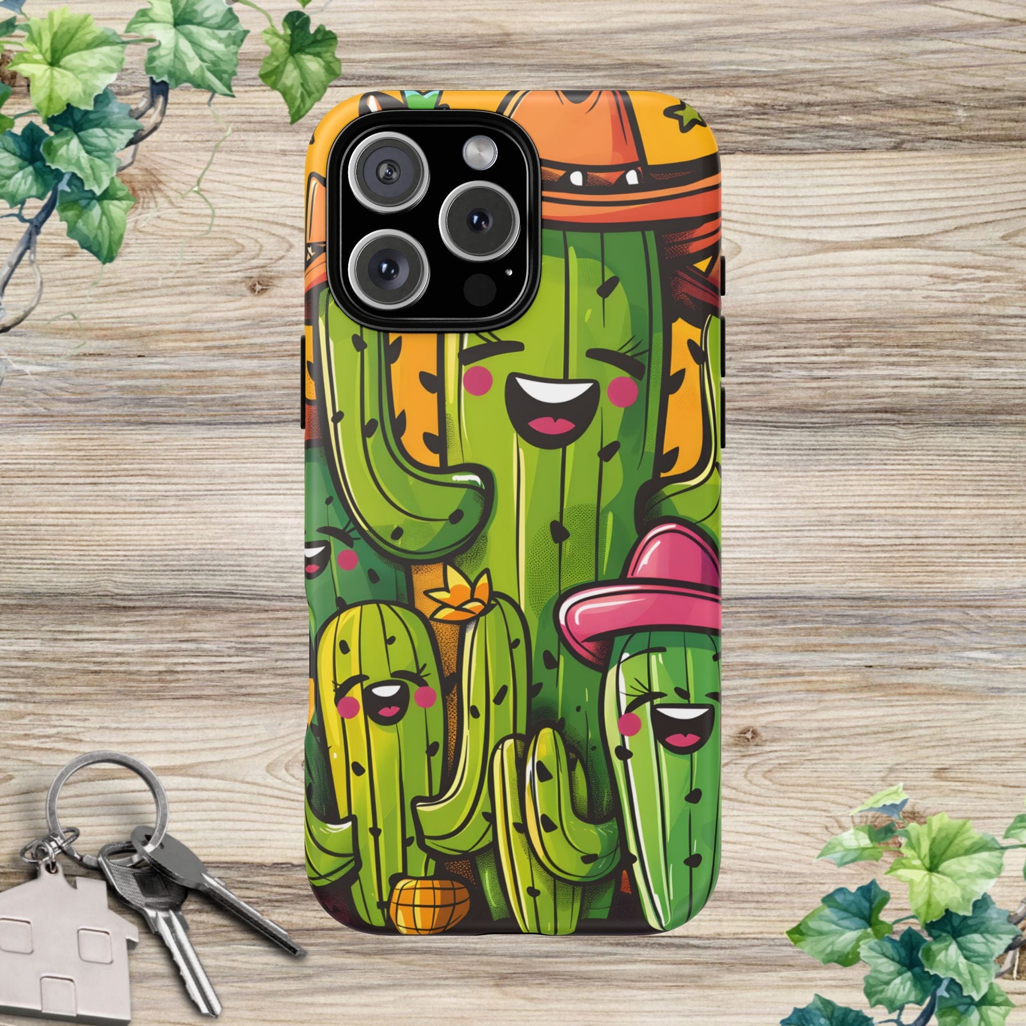 Happy Cactus Crew Phone Case