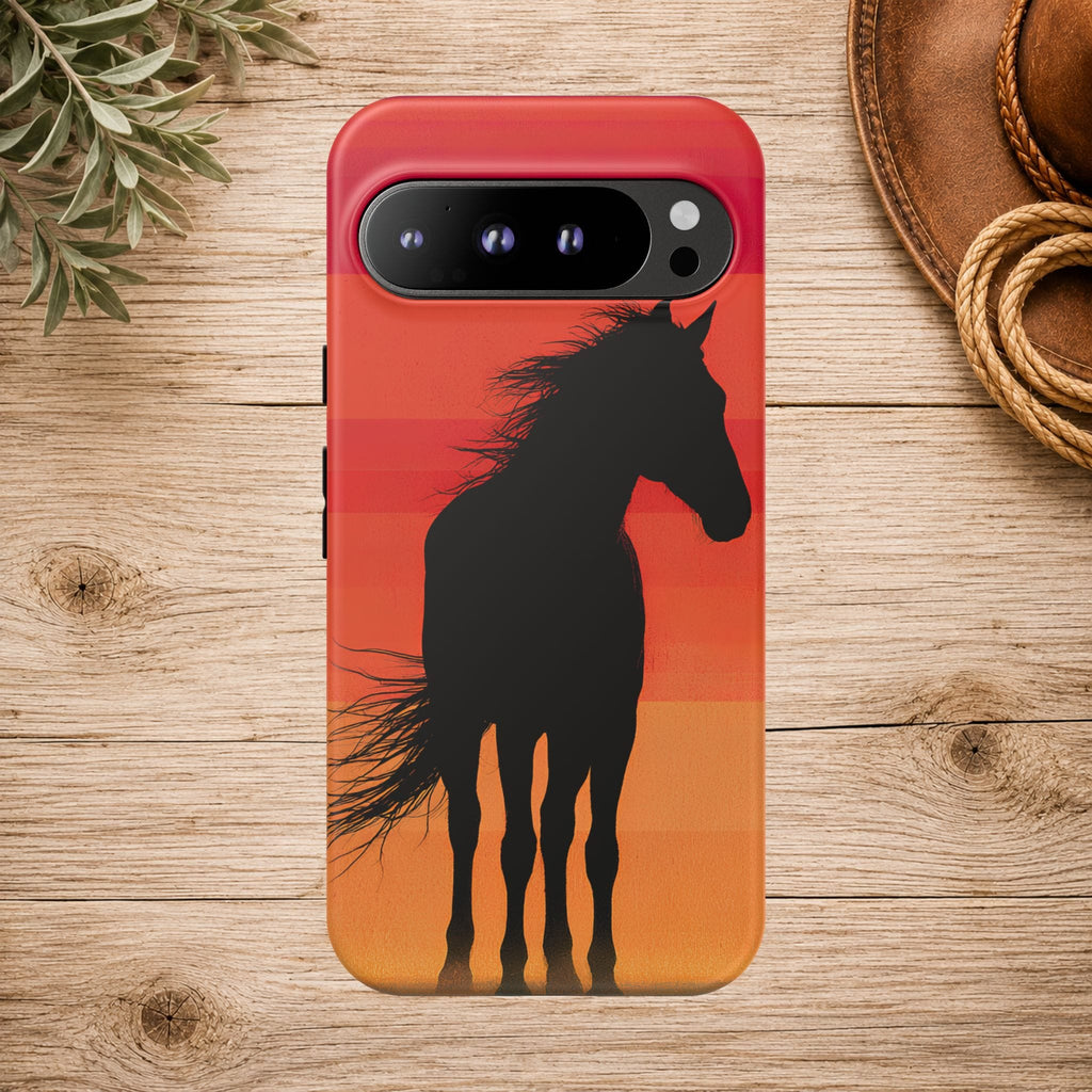 Sunset Spirit Horse Phone Case