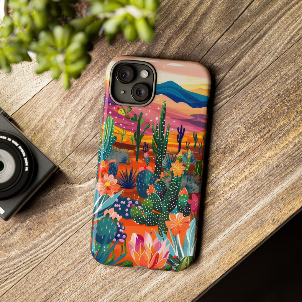 Colorful Cactus Phone Case