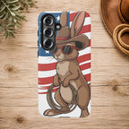 Patriotic Cowboy Bunny Phone Case