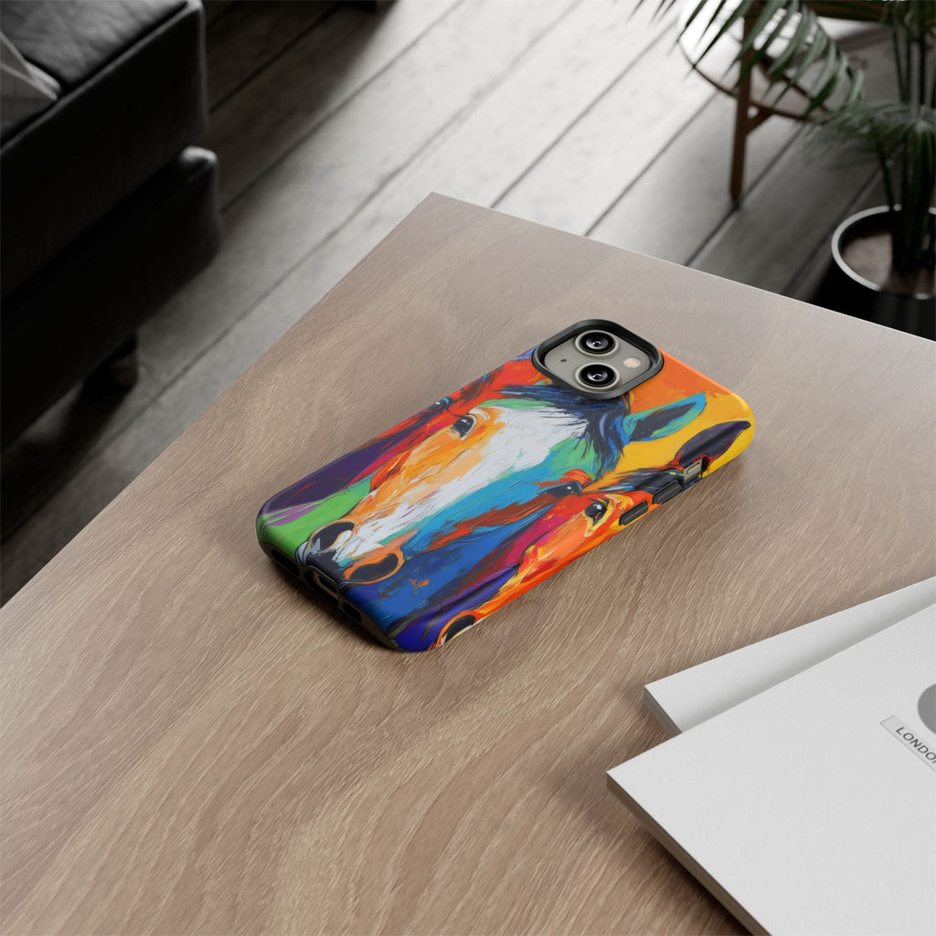 Colorful Horse Head Phone Case