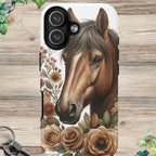 Painted Horse & Roses – Phone Case