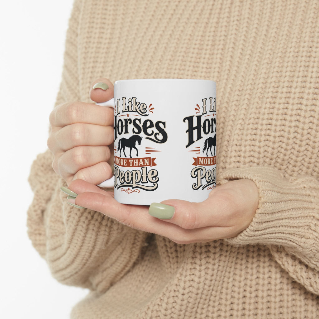 I Like Horses More Than People Mug