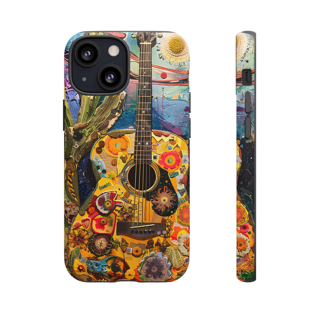 Floral Guitar- Phone Case