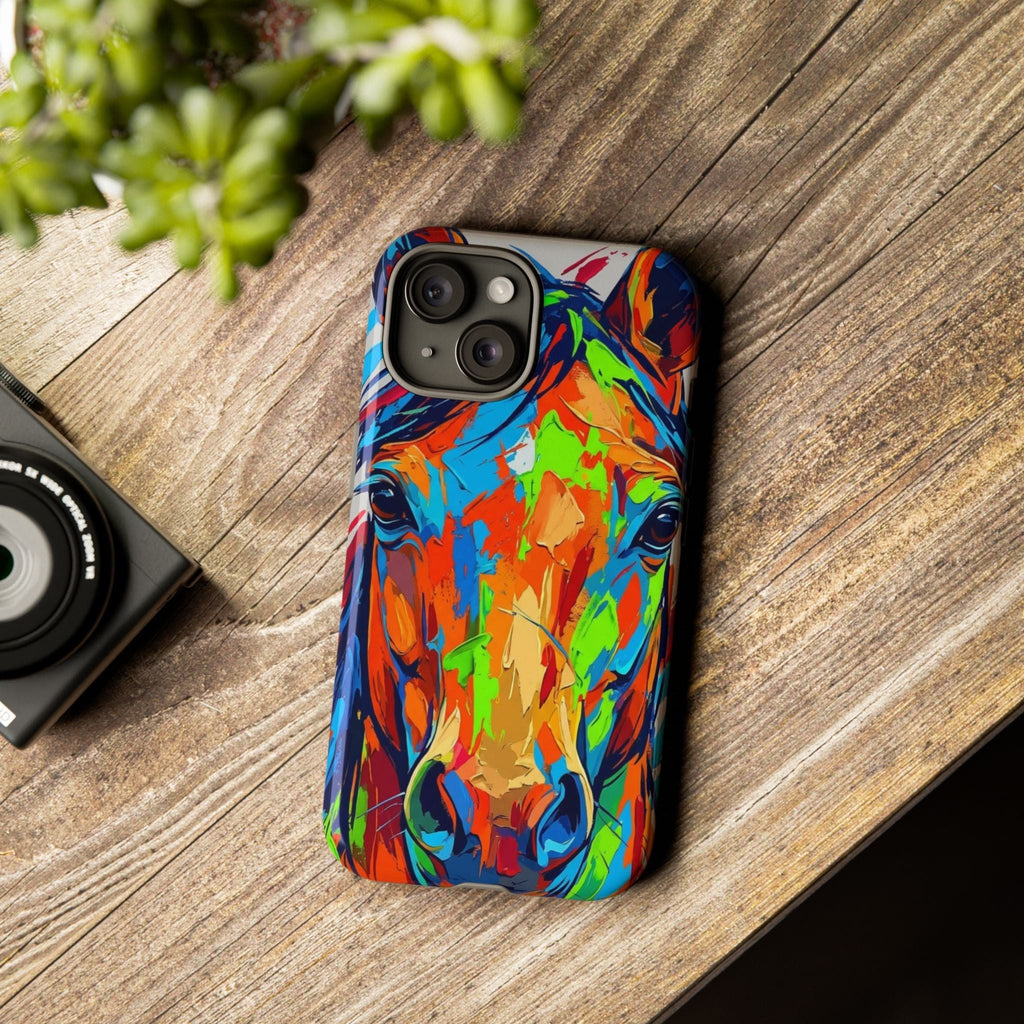 Colorful Abstract Horse Phone Case