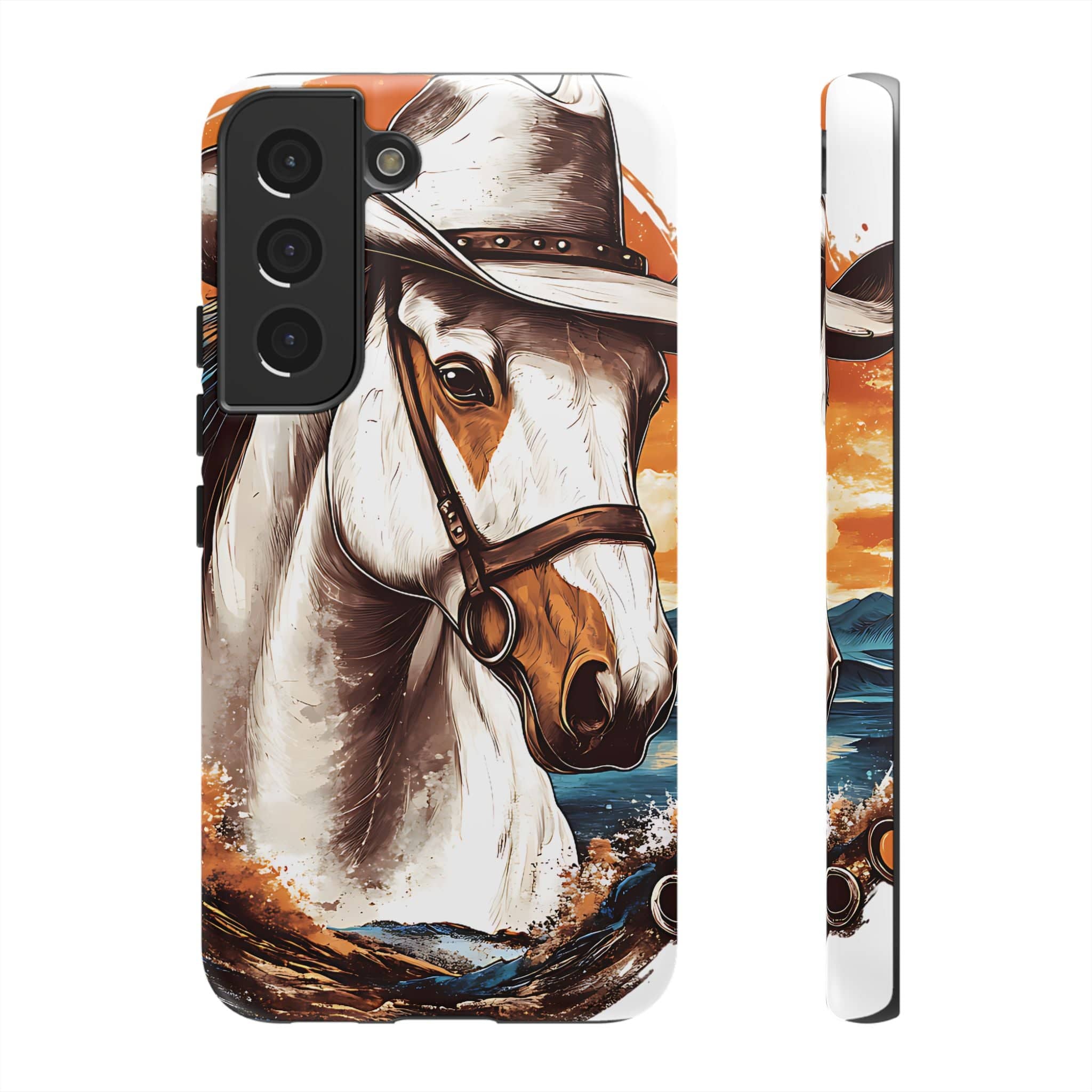White Hat Horse-Phone Cases