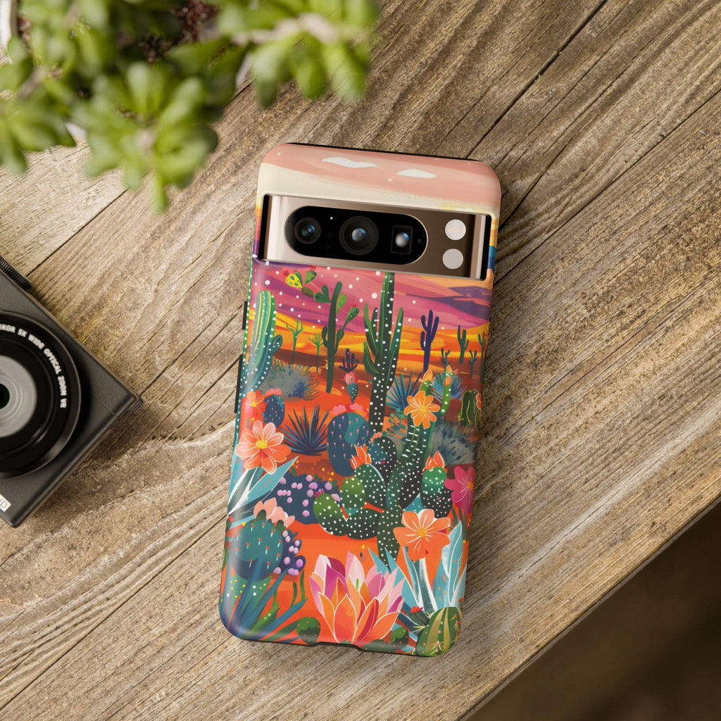 Colorful Cactus Phone Case