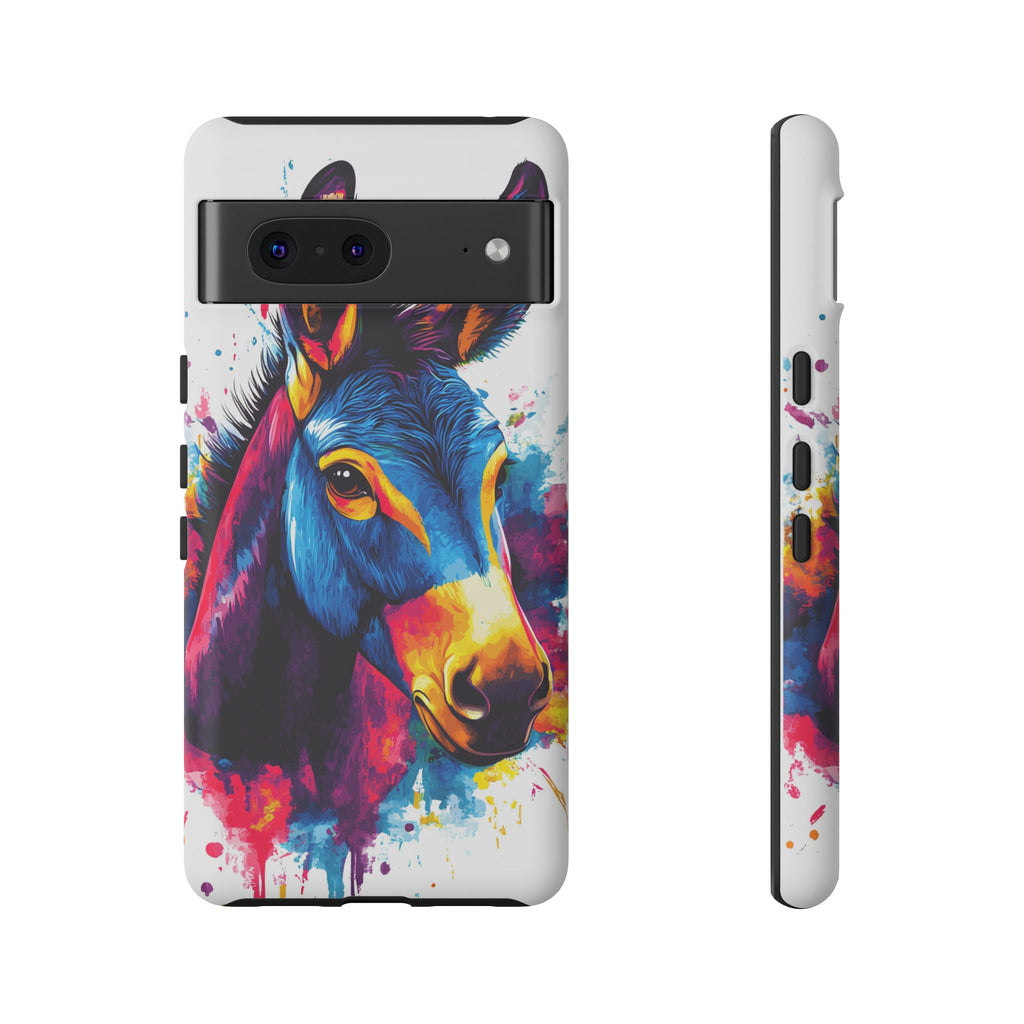 Color Splash Donkey Phone Case