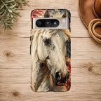 Patriotic White Horse Phone Case