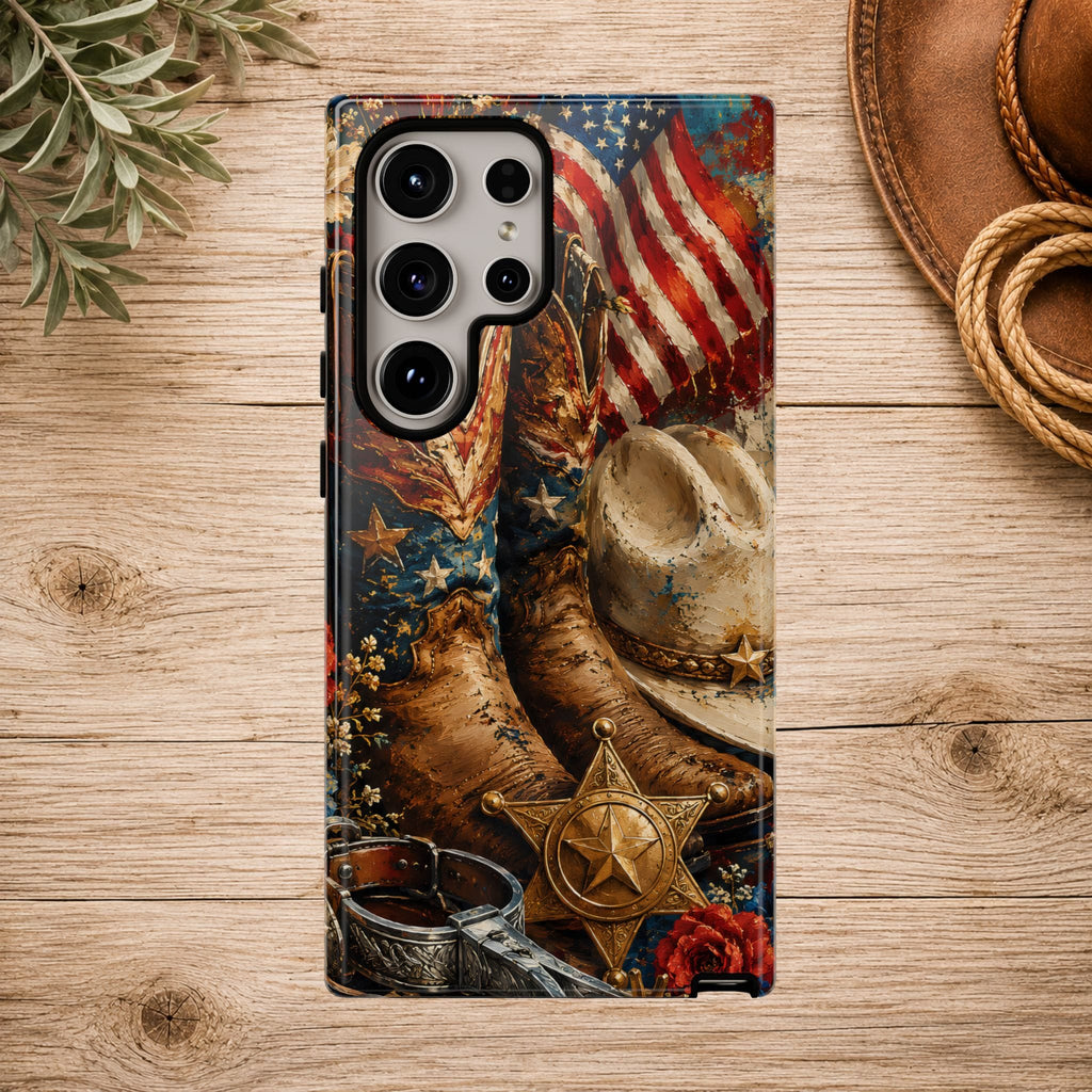 Patriotic Cowgirl Phone Case