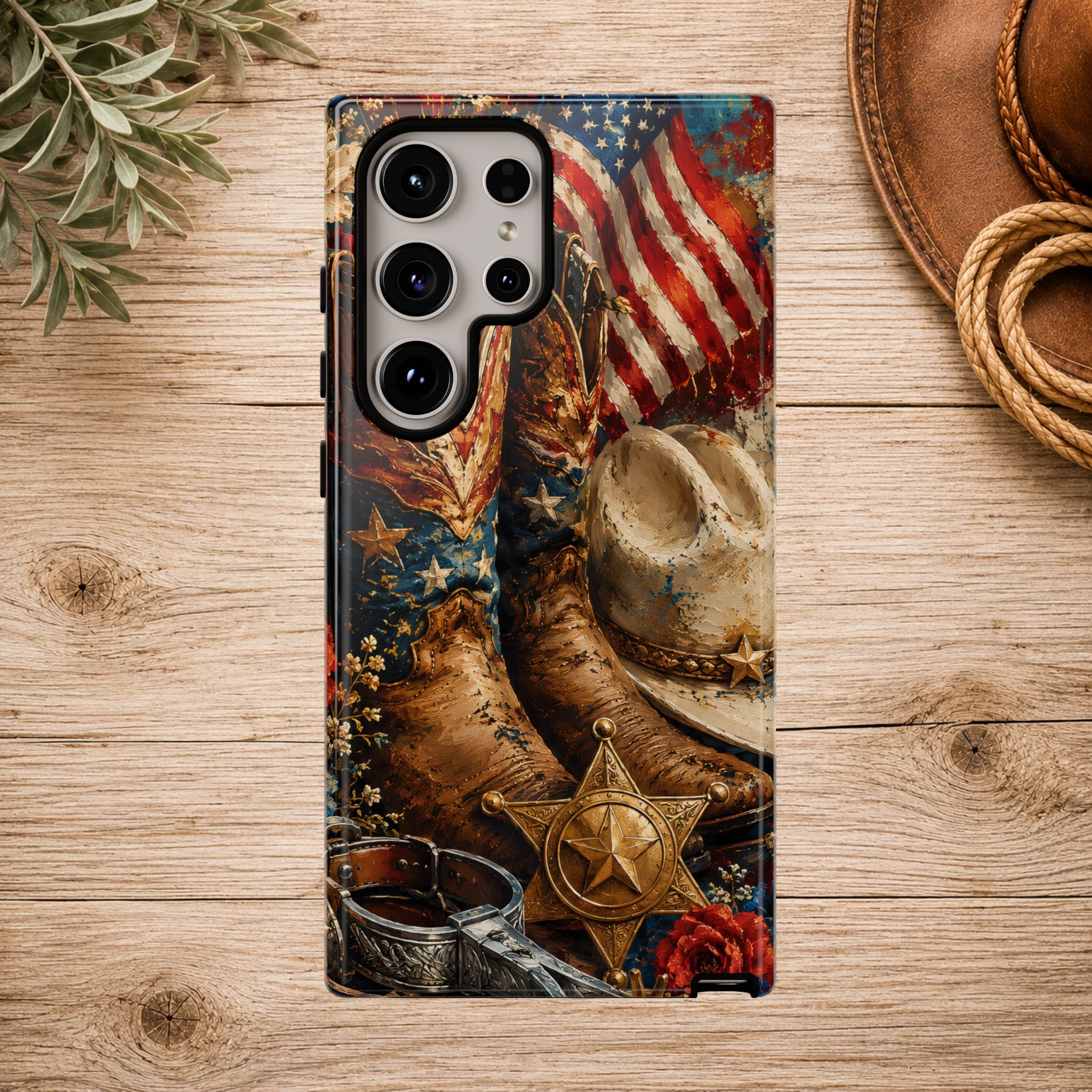 Patriotic Cowgirl Phone Case