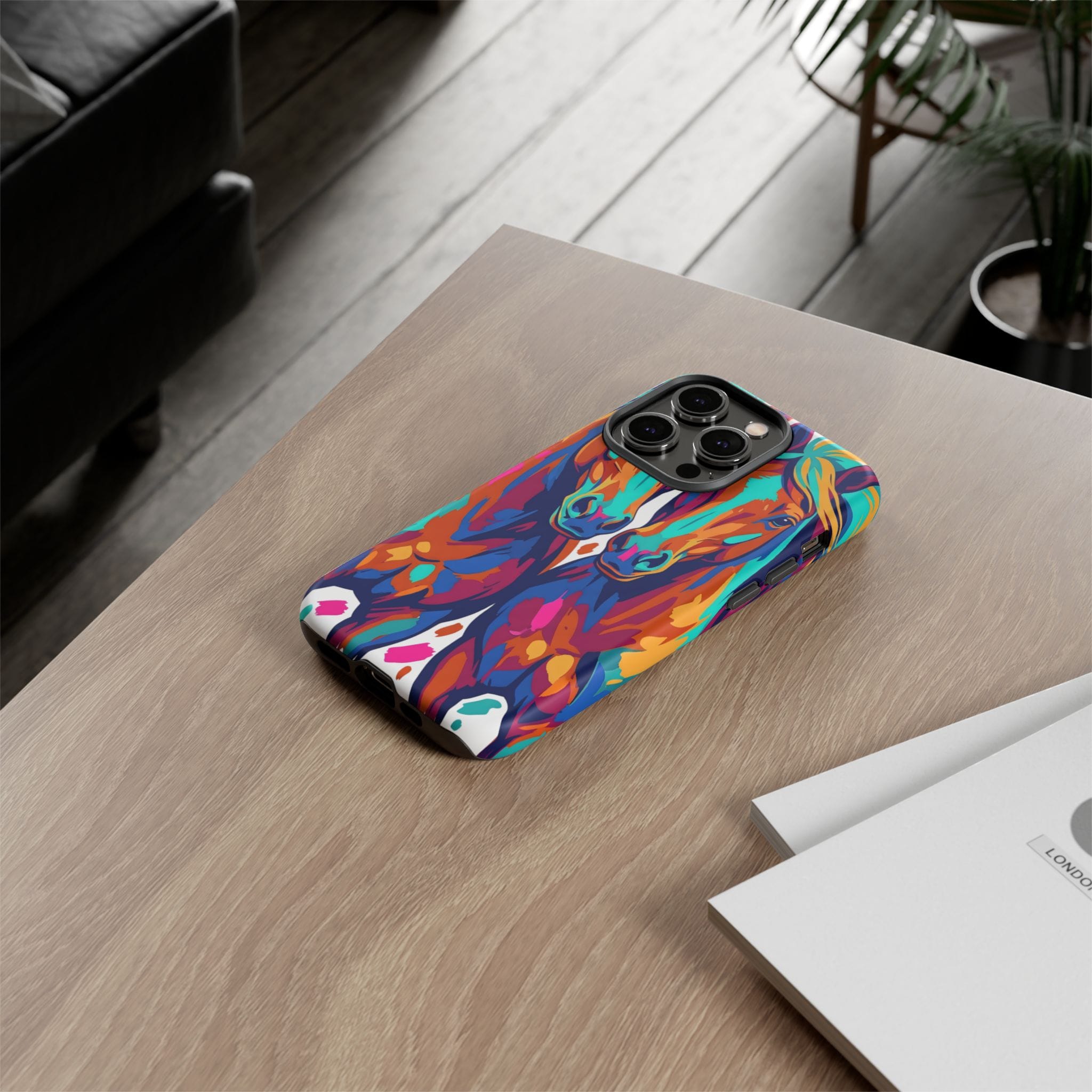 Vibrant Pop Art Equine Phone Case