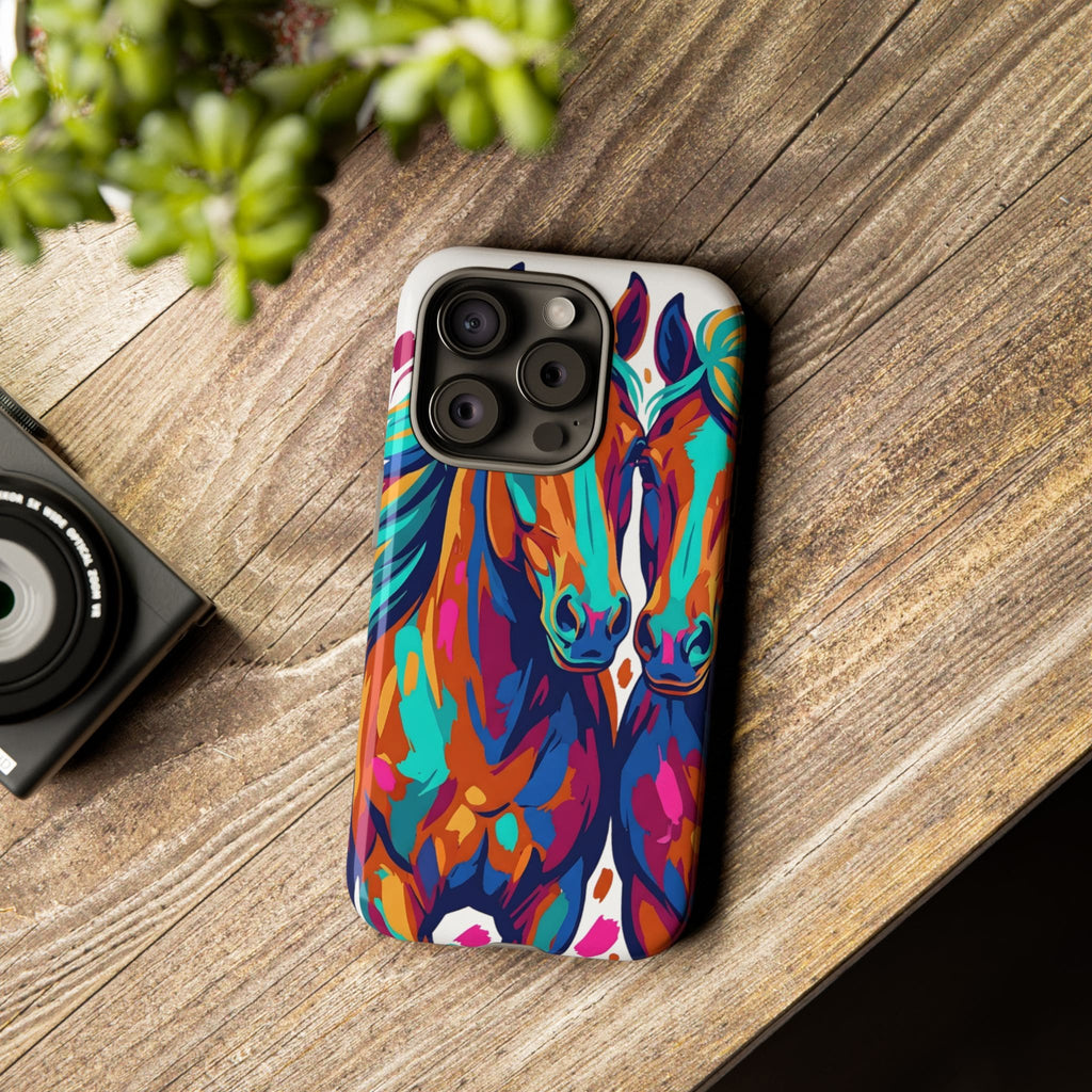 Vibrant Pop Art Equine Phone Case