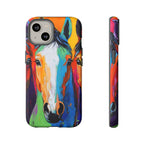 Colorful Horses Head - Phone Case