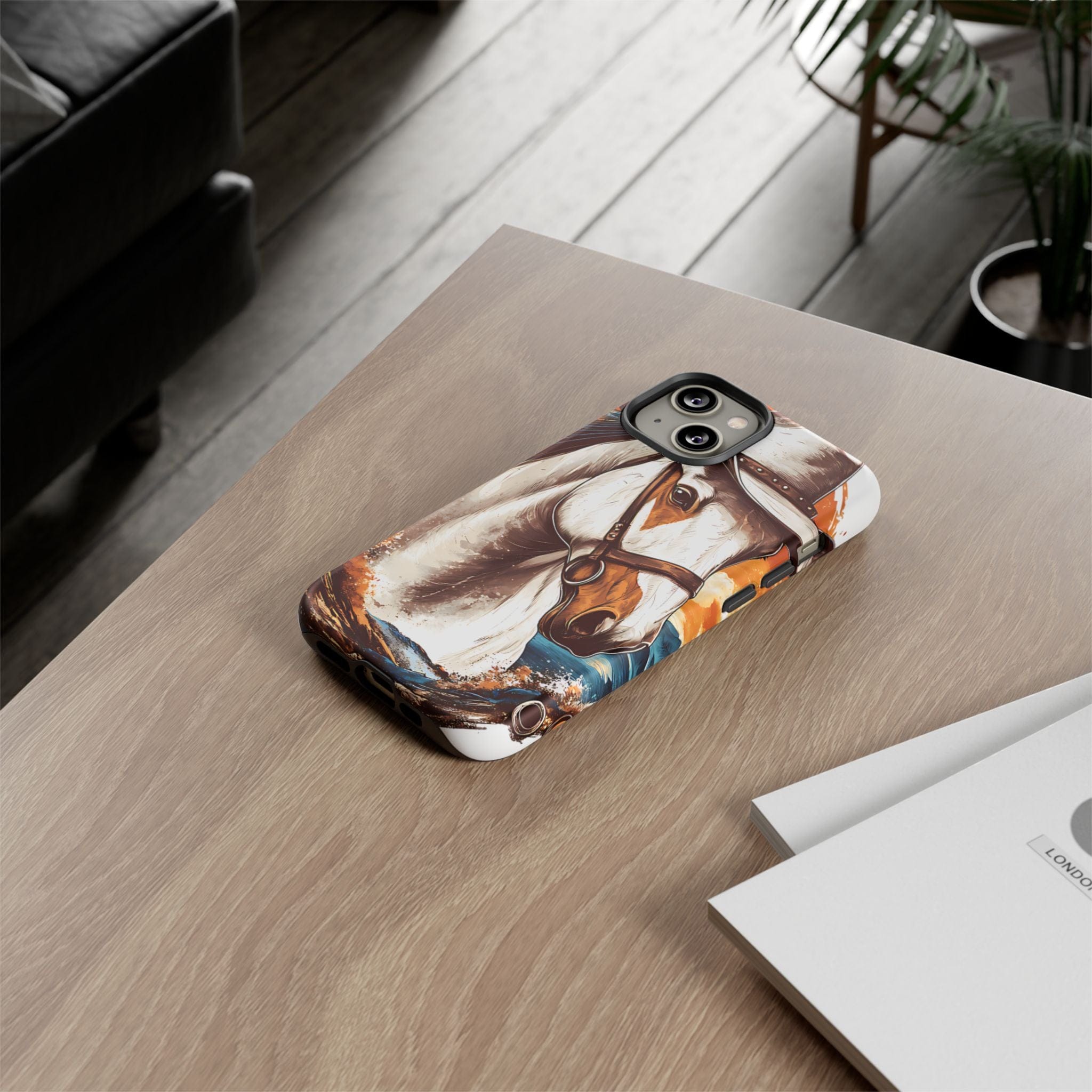 White Hat Horse-Phone Cases