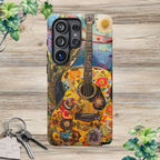 Floral Guitar- Phone Case