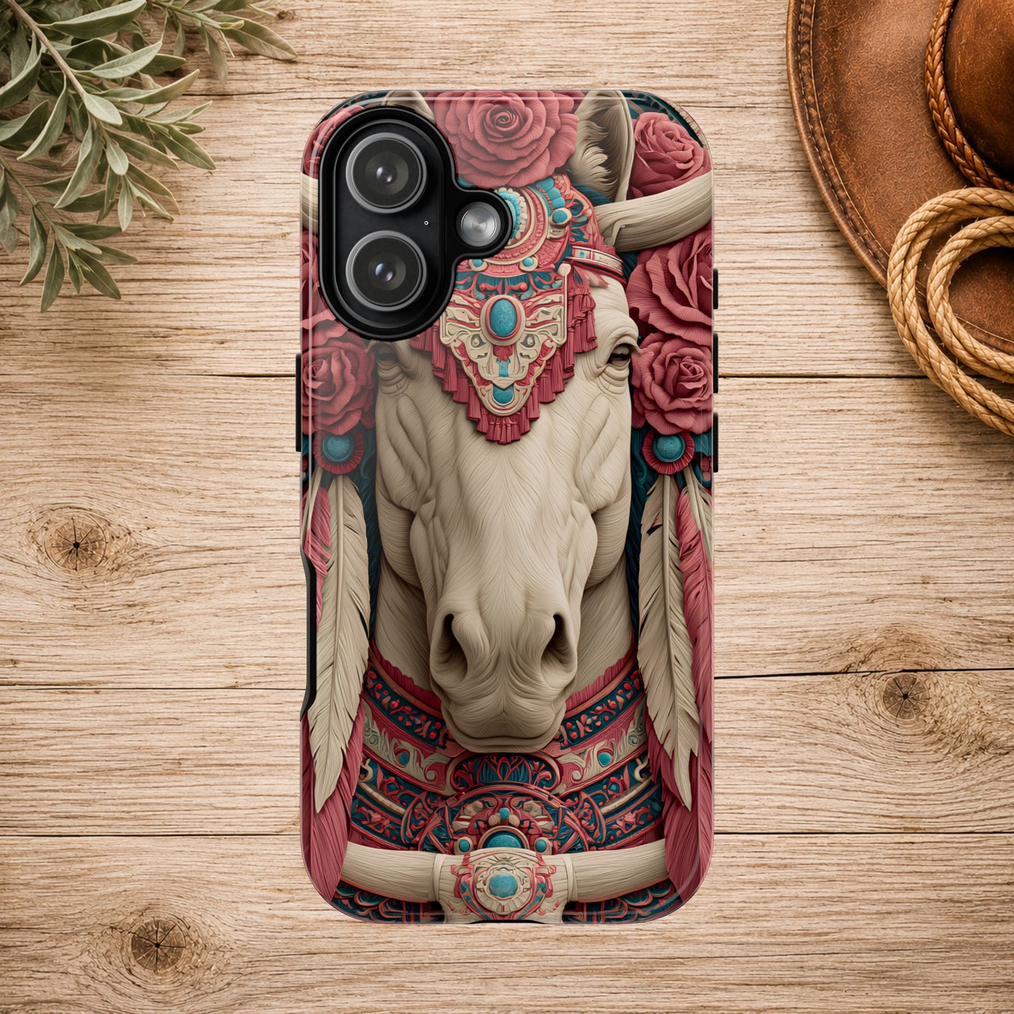 Boho Bull Phone Case