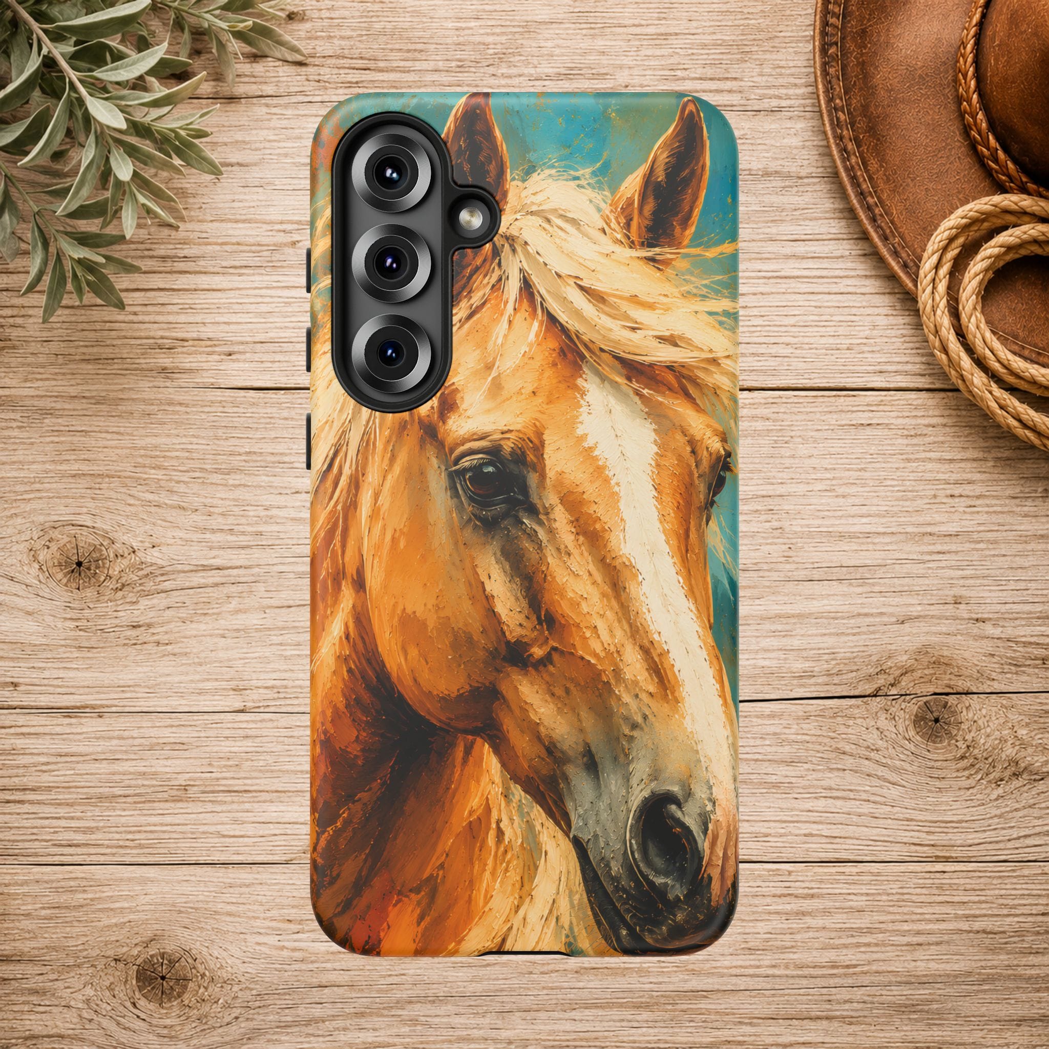 Golden Spirit Horse Phone Case