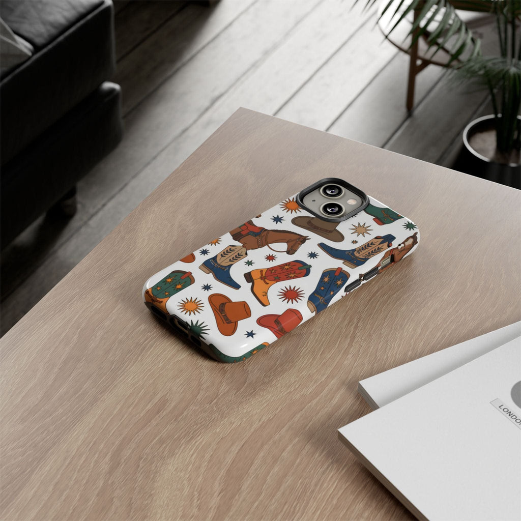 Cowboy Boots, Hats & Horses Phone Case