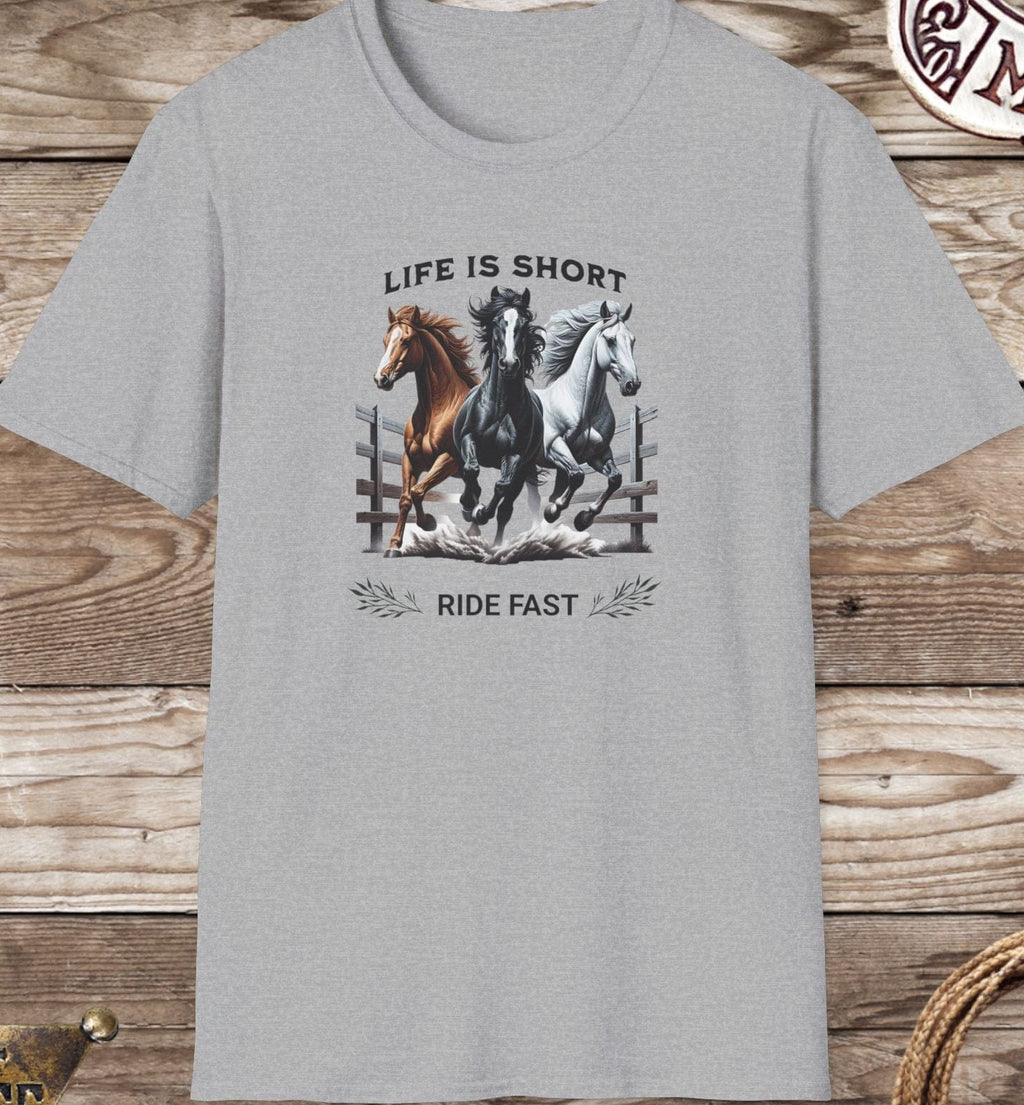 Life is Short Ride Fast - T-Shirt