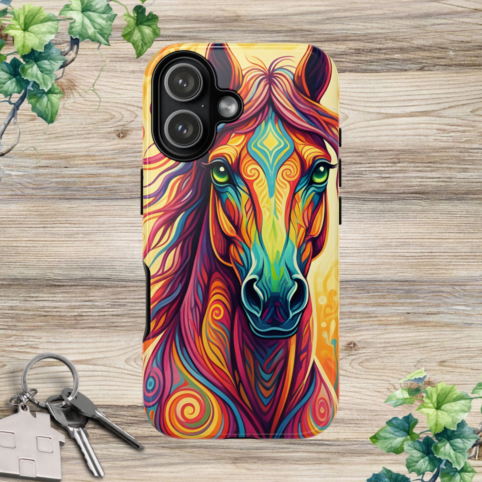 Vibrant Swirl Stallion - Phone Cover